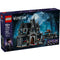 LEGO 76786 Wednesday Morticia’s Cottage box featuring the Addams family home under moonlight, with included minifigures Wednesday, Morticia, Enid, and Lurch.