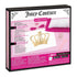 Back of Juicy Couture DIY Lux Pillow Craft Set box displaying included materials like a pillow cover, gold crown transfer sheet, embroidery thread, gems, and instructions for assembling a custom pillow.