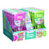 Retail display of Make It Real Shrink Magic DIY Bracelet Kits in colorful packaging, showing both pink and green lollipop-style sets for creative bracelet crafting.