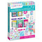 Make It Real Snackers Bracelet Kit vending machine packaging featuring colorful treat-shaped bracelet kits with playful snack designs for creative jewelry making.