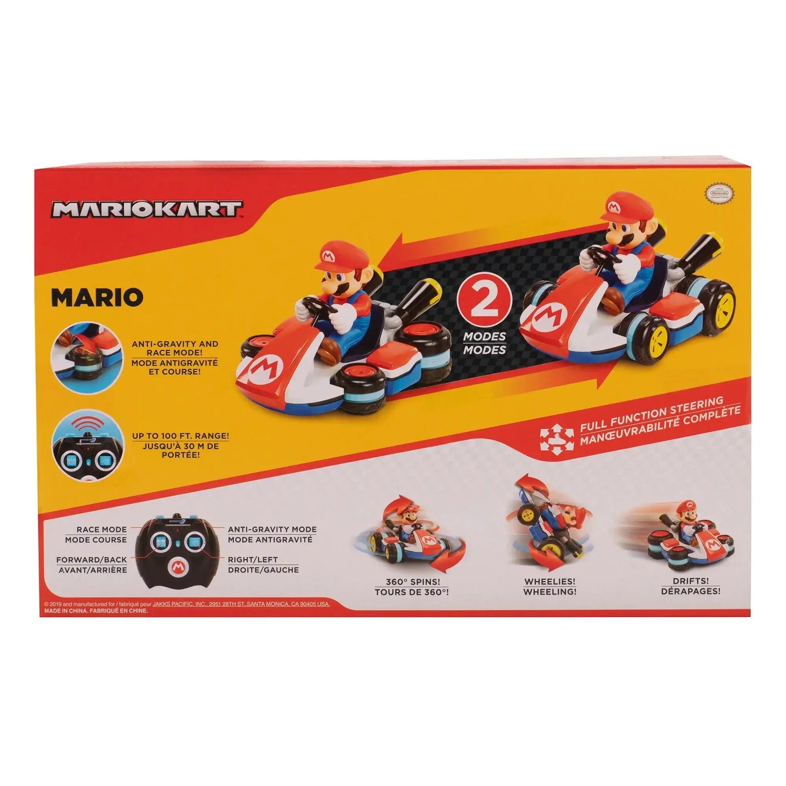 Mario Kart Mario Mini RC Racer Vehicle