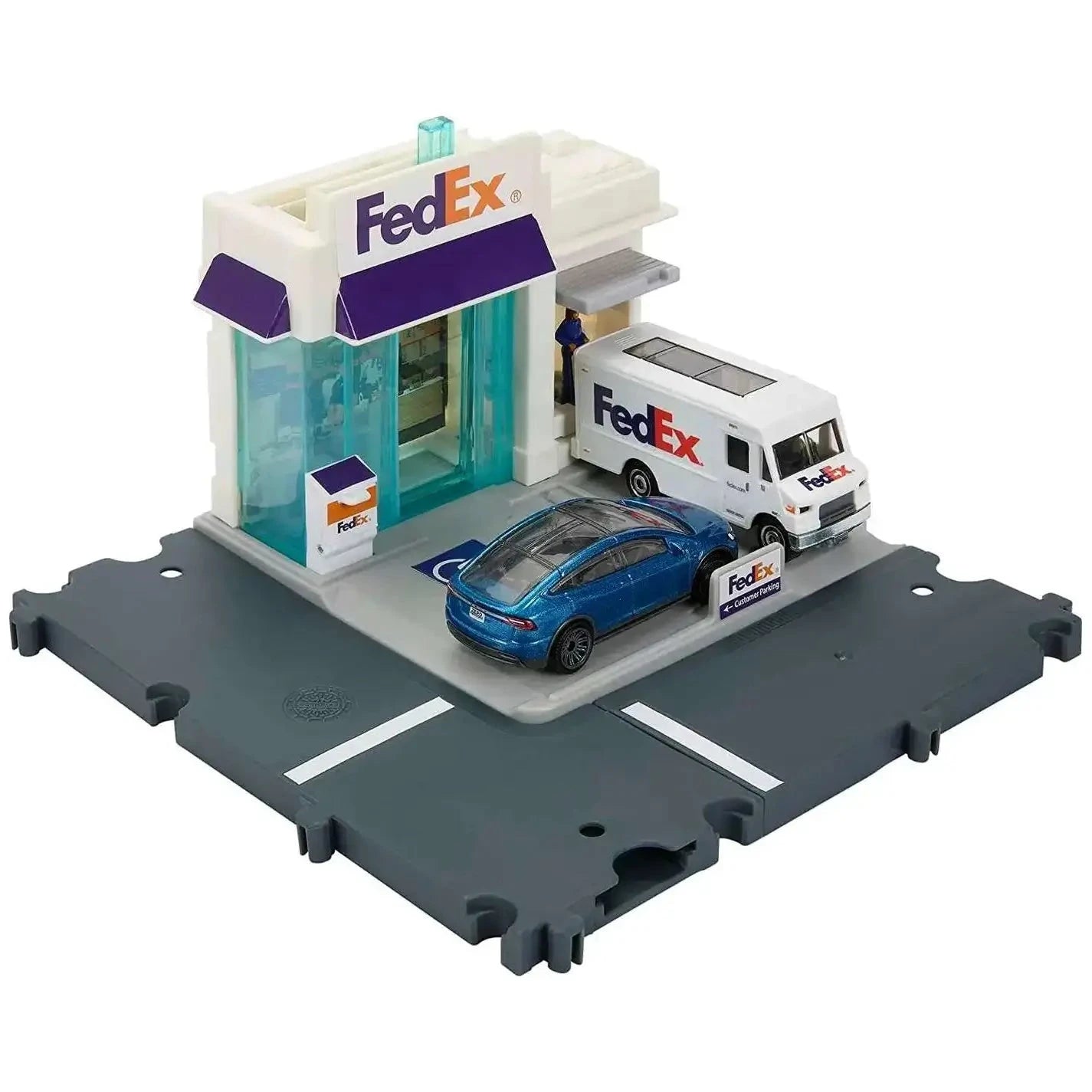 Matchbox Action Drivers Fedex Package Center Vehicle Playset