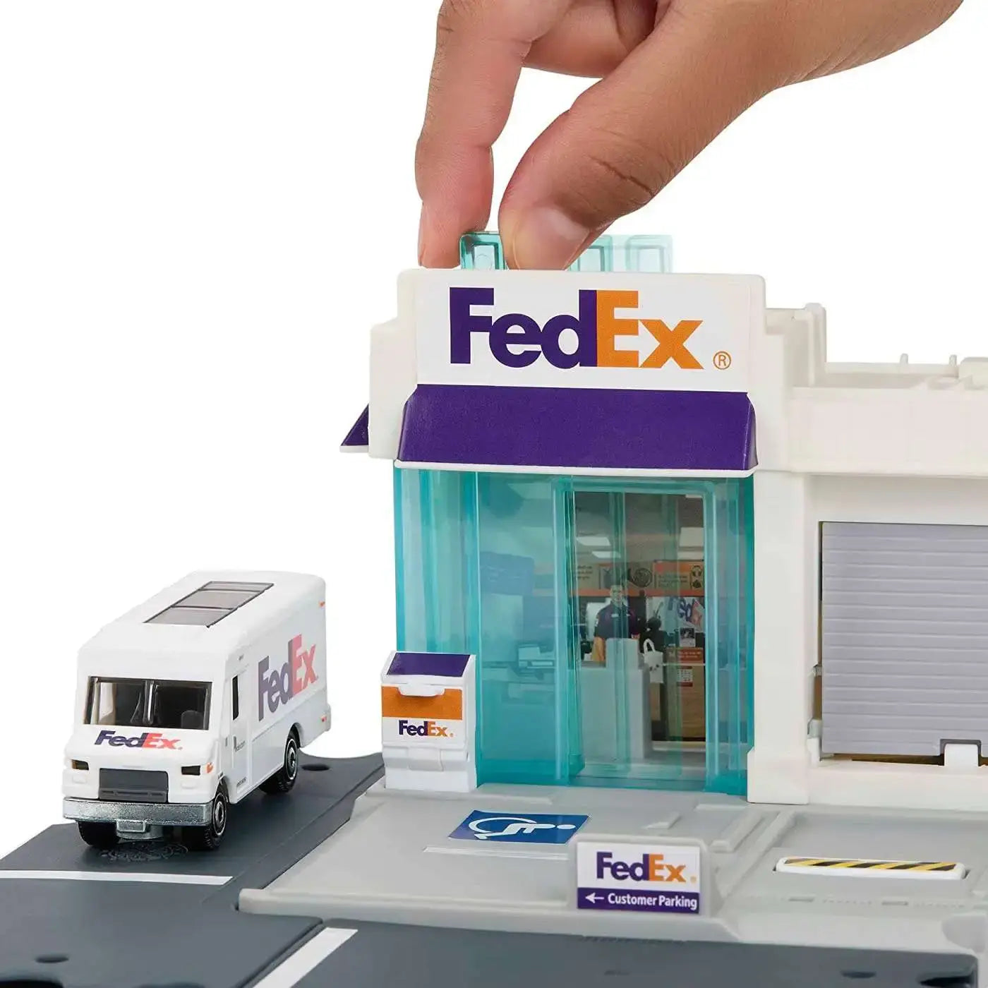 Matchbox Action Drivers Fedex Package Center Vehicle Playset