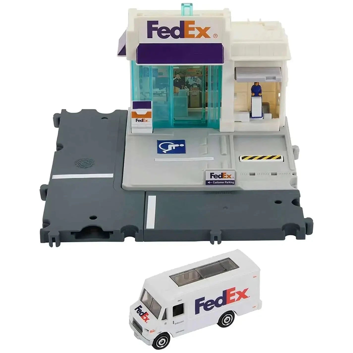 Matchbox Action Drivers Fedex Package Center Vehicle Playset