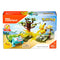 Front view of Mega Construx Pokémon Pikachu vs. Bulbasaur construction toy packaging showing 140-piece set with detailed battle environment, figures, and Pokémon branding.