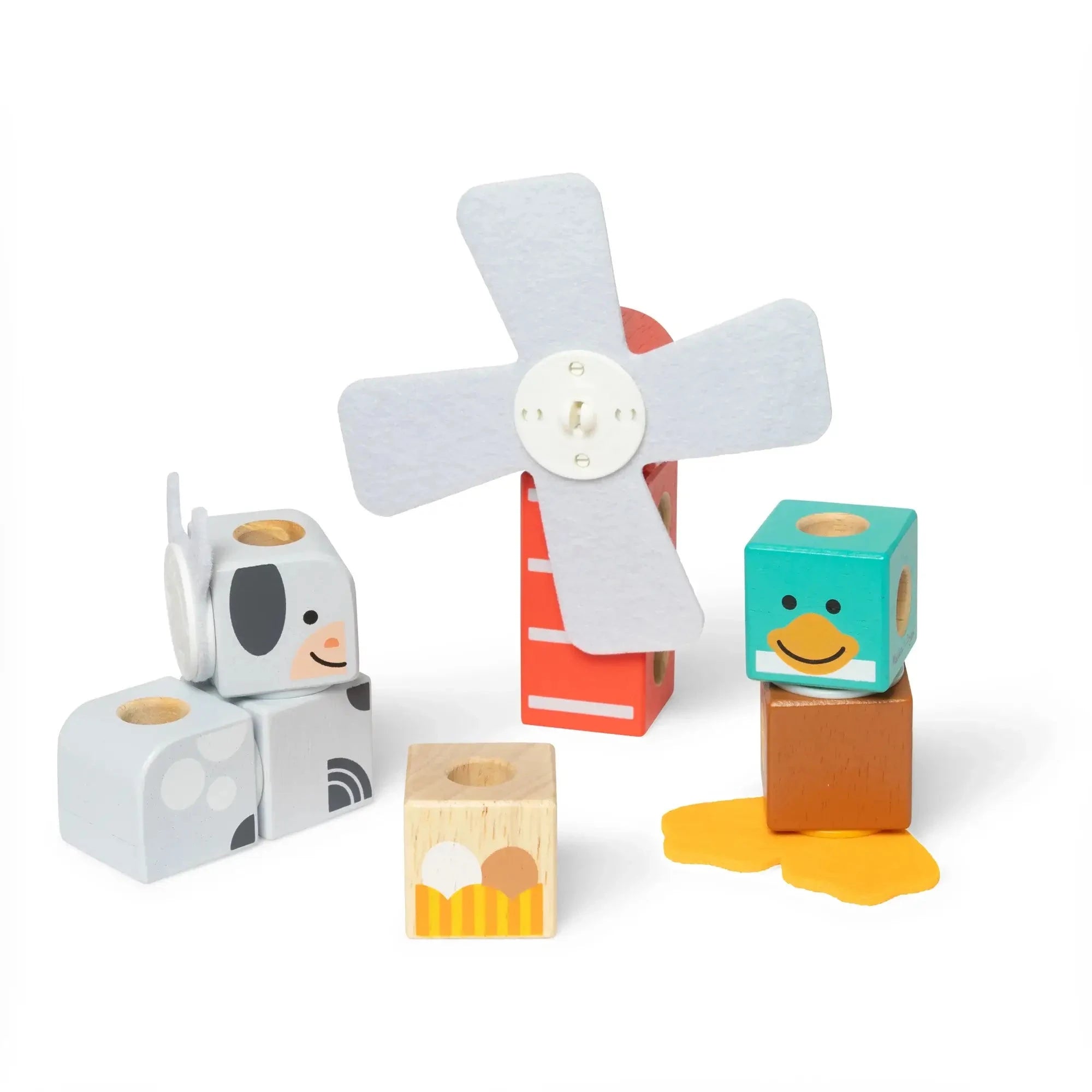 Melissa and Doug Blockables Farm Friends Play Set