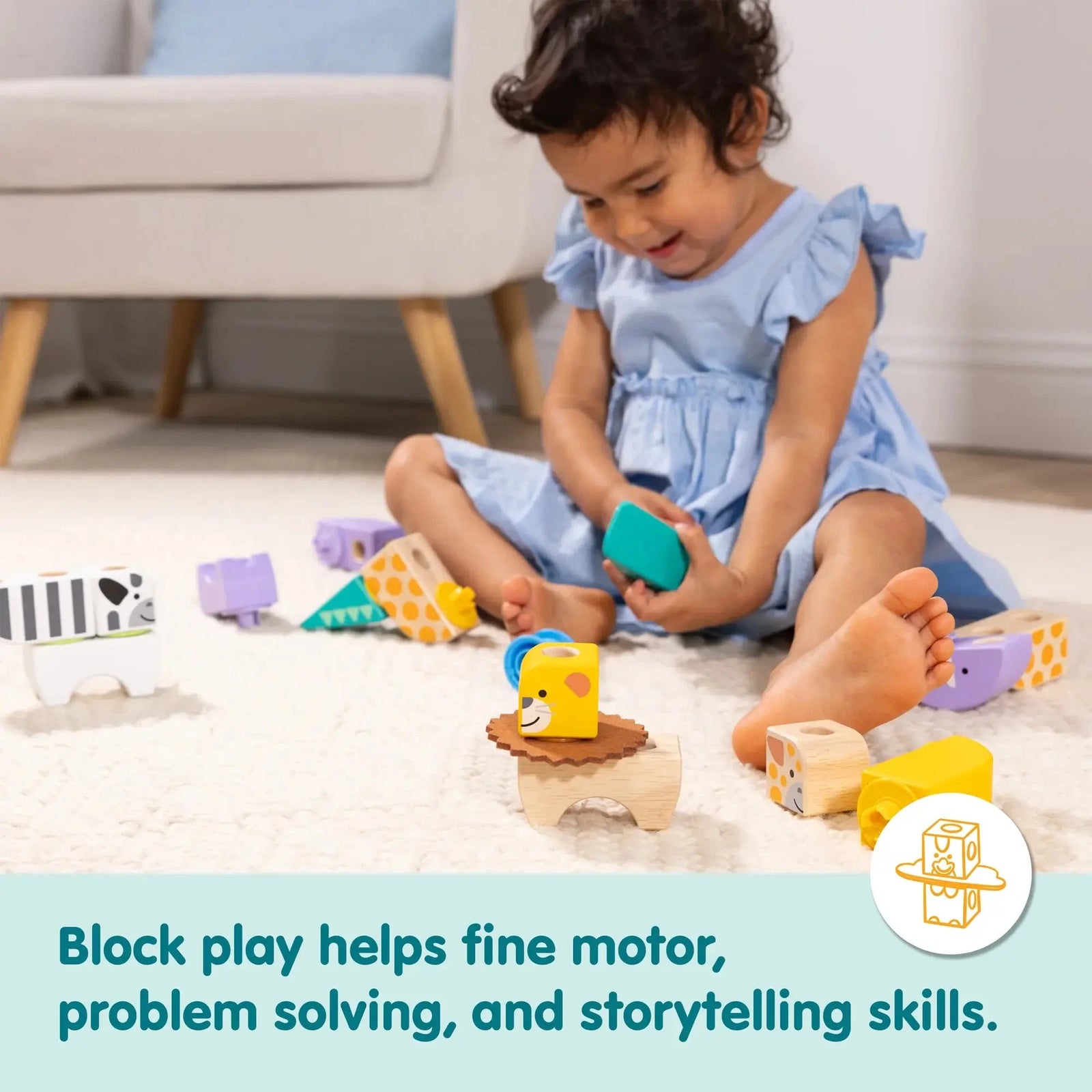 Melissa and Doug Blockables Safari Play Set