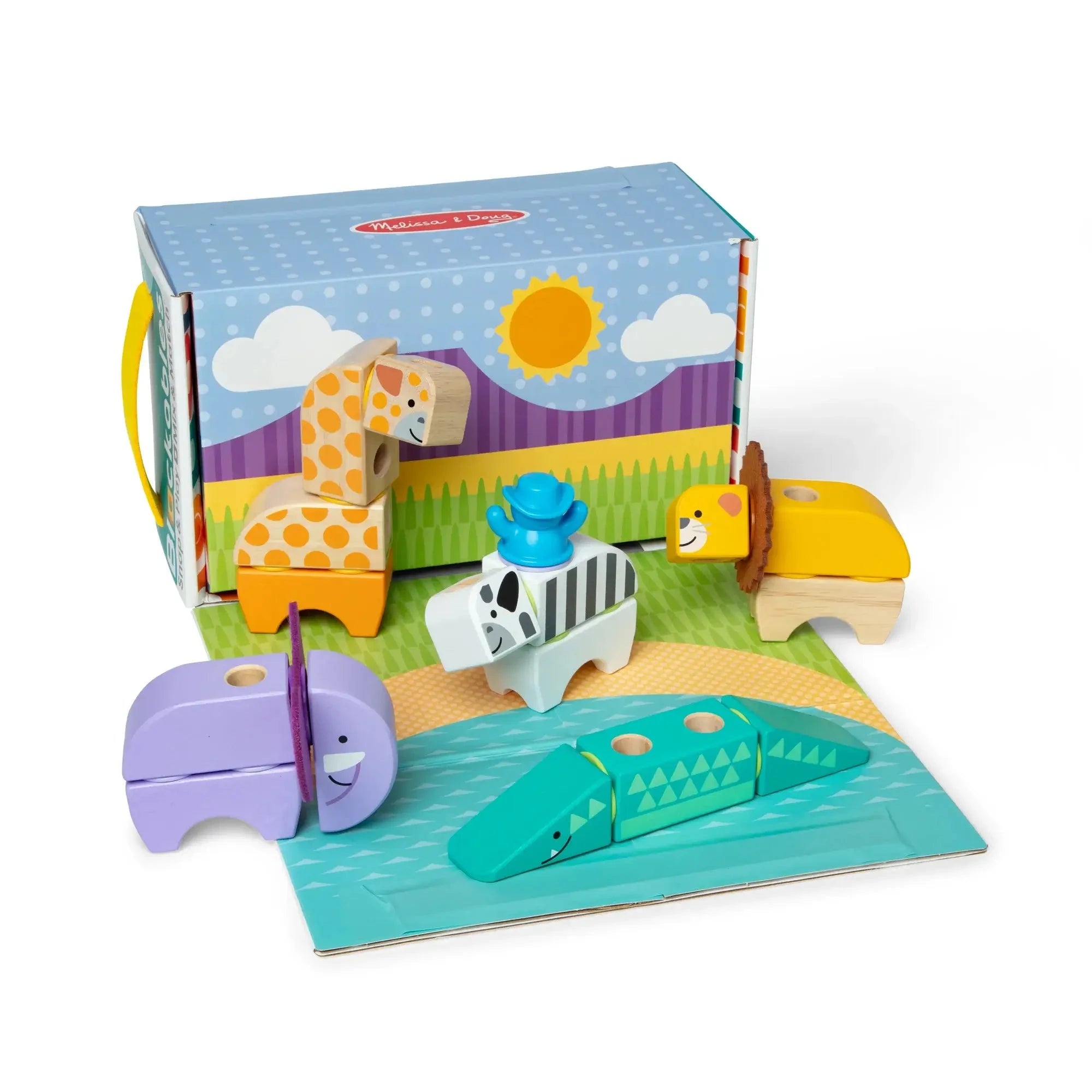 Melissa and Doug Blockables Safari Play Set