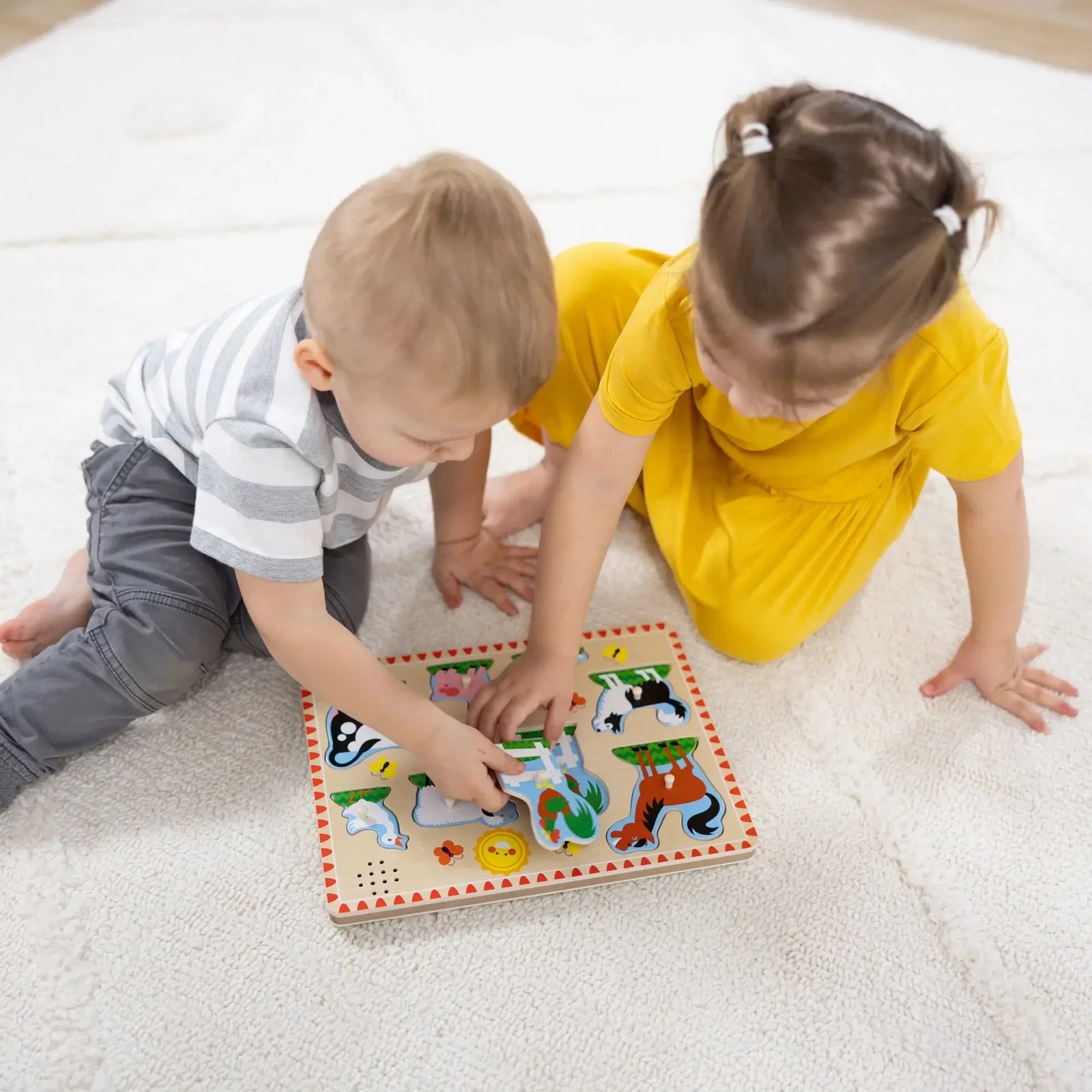 Melissa and Doug Farm Animals 8 Piece Sound Puzzle