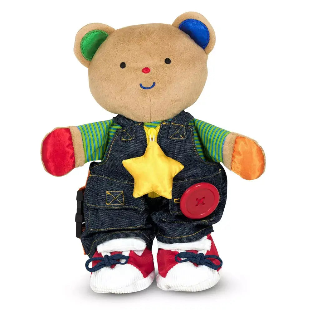 Melissa and Doug K's Kids Teddy Wear Stuffed Animal Educational Toy
