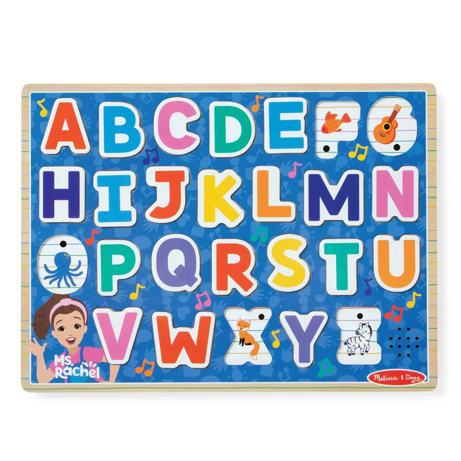 Melissa and Doug Ms. Rachel Alphabet Phonics 26-Piece Sound Puzzle