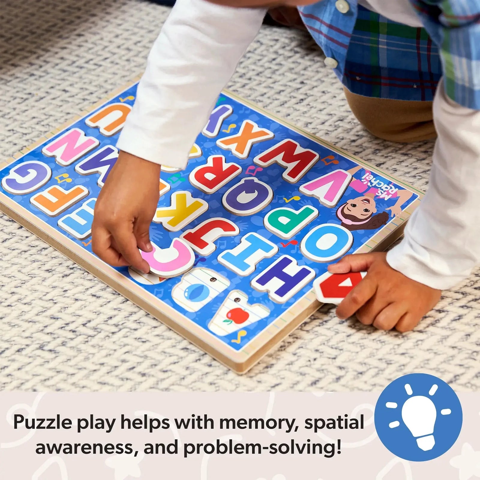 Melissa and Doug Ms. Rachel Alphabet Phonics 26-Piece Sound Puzzle