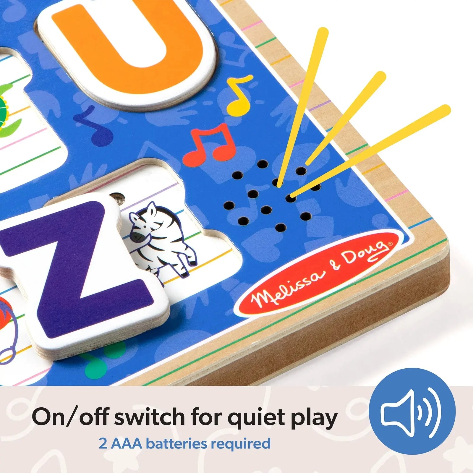 Melissa and Doug Ms. Rachel Alphabet Phonics 26-Piece Sound Puzzle