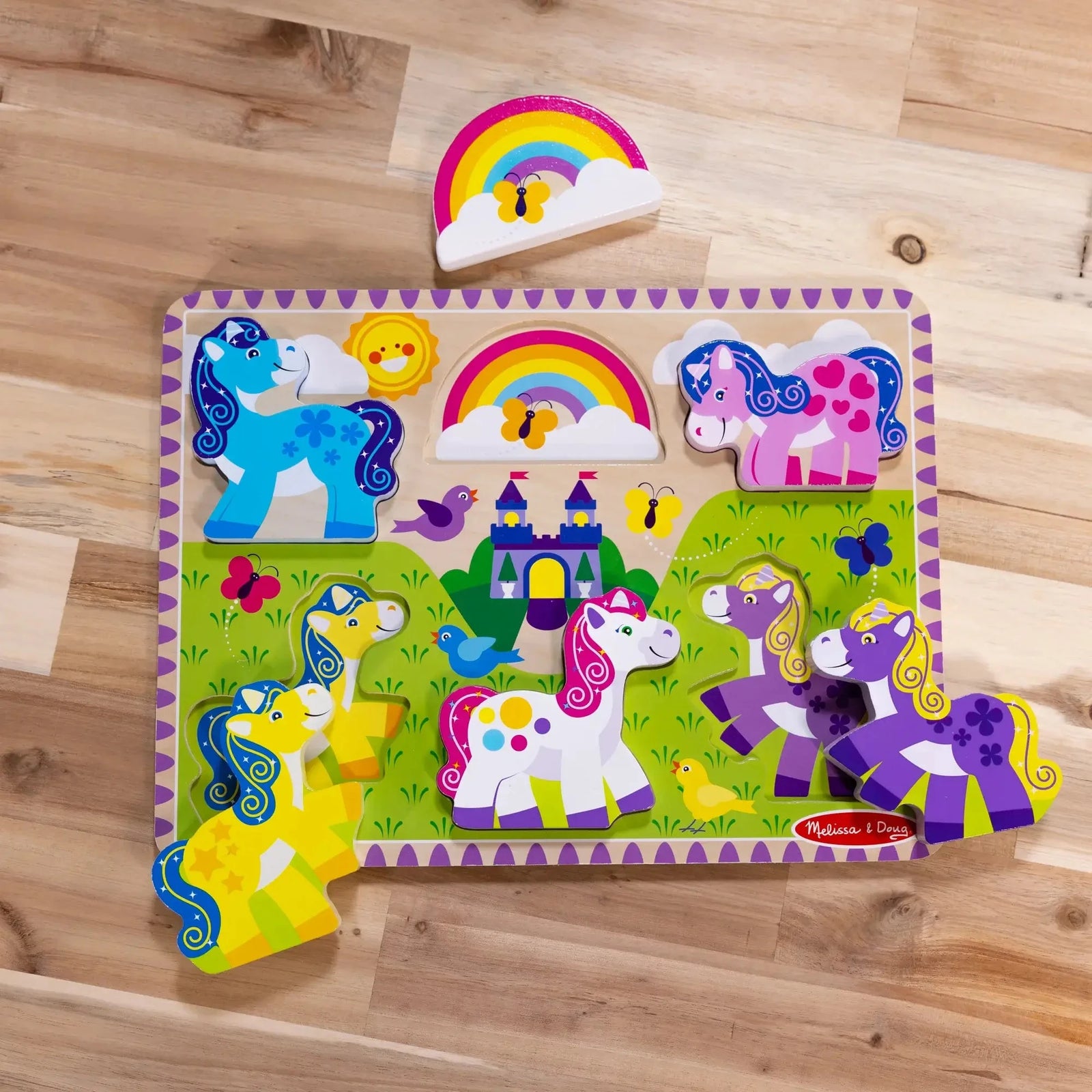 Melissa and Doug Unicorn 6-Piece Chunky Puzzle