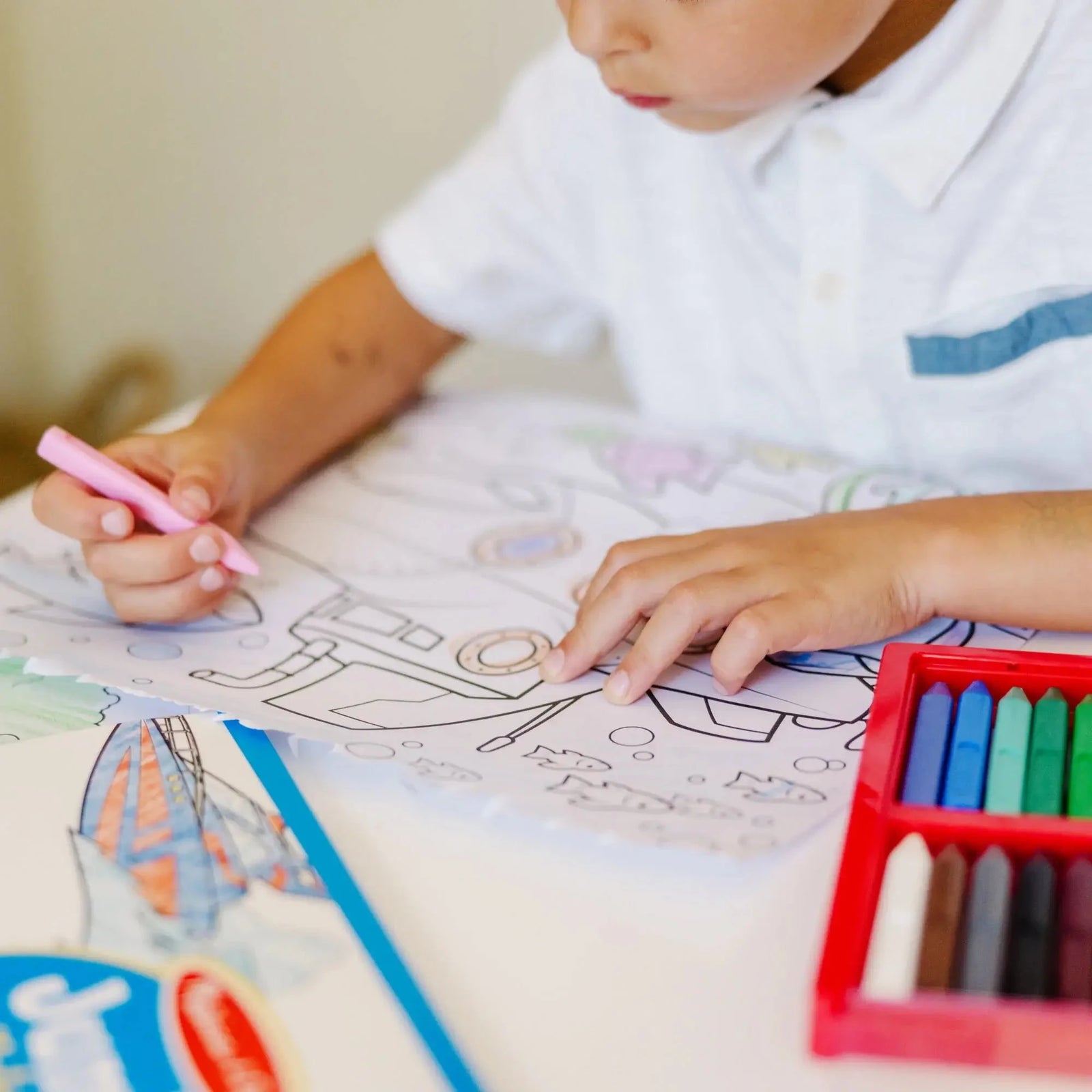 Melissa and Doug Vehicles Jumbo Coloring Pad