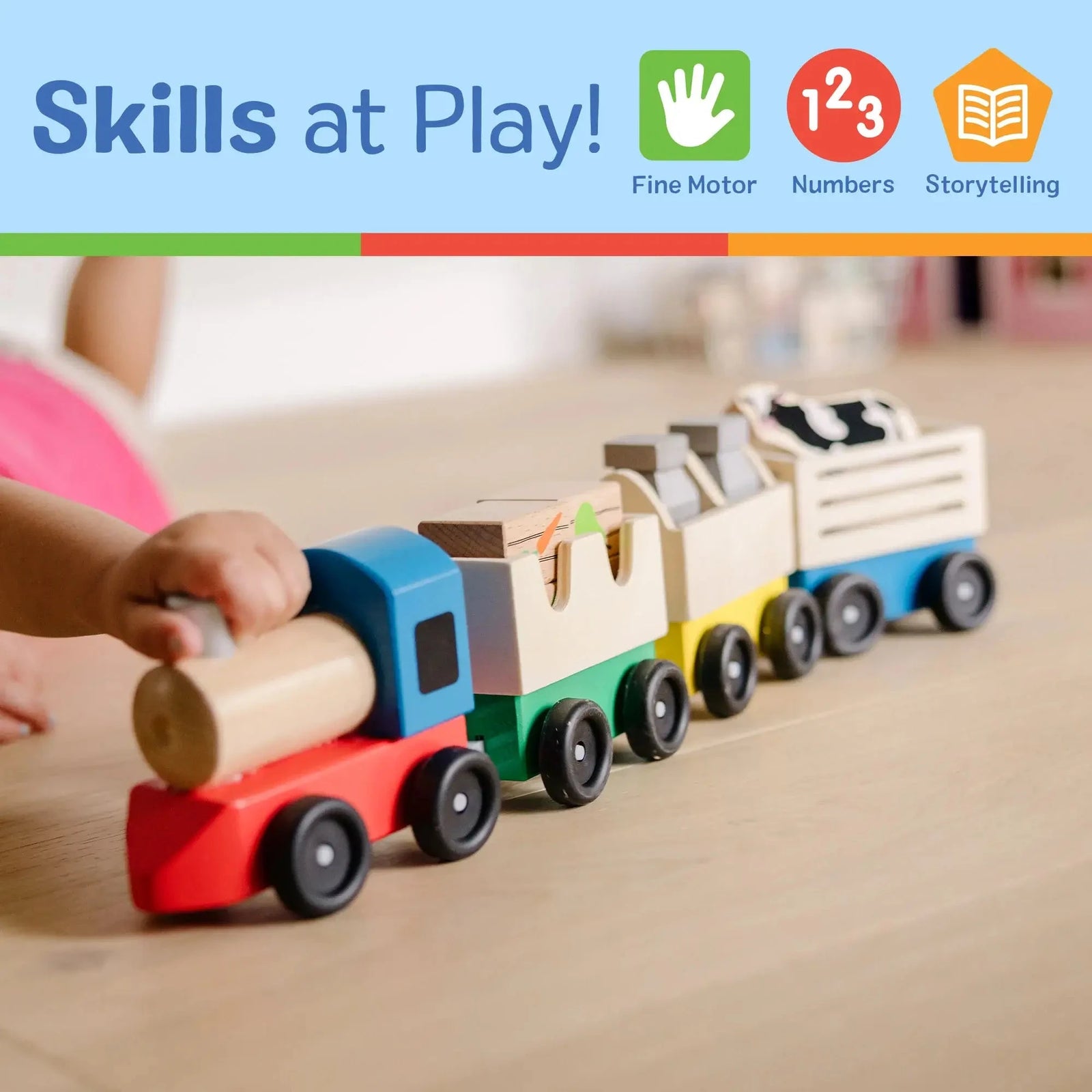 Melissa and Doug Wooden Farm Train