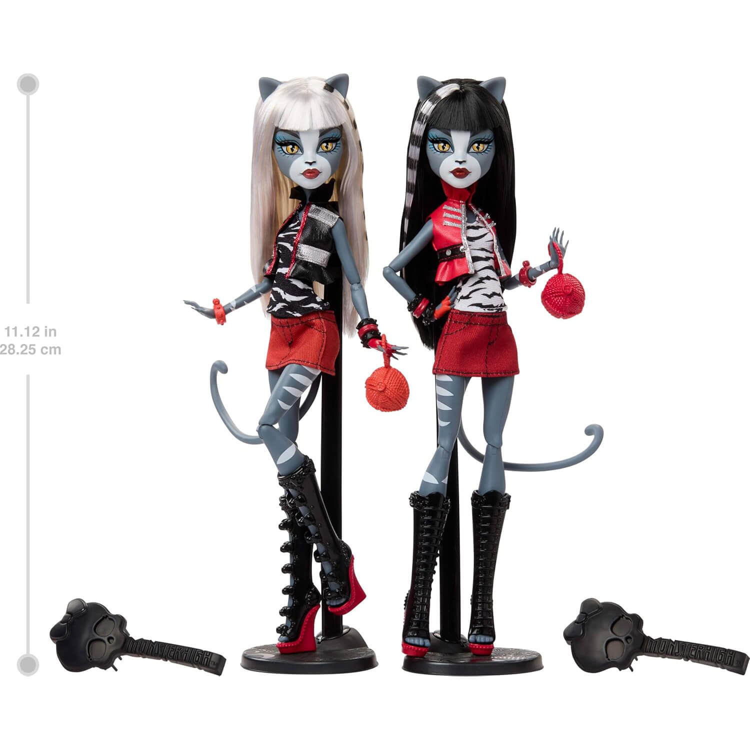 Monster High Boo-Riginal Creeproduction Meowlody And Purrsephone Dolls