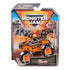 Monster Jam Bad Company 1:64 diecast monster truck in retail packaging, showing detailed body graphics, bold logo, orange chassis, and oversized black tires.
