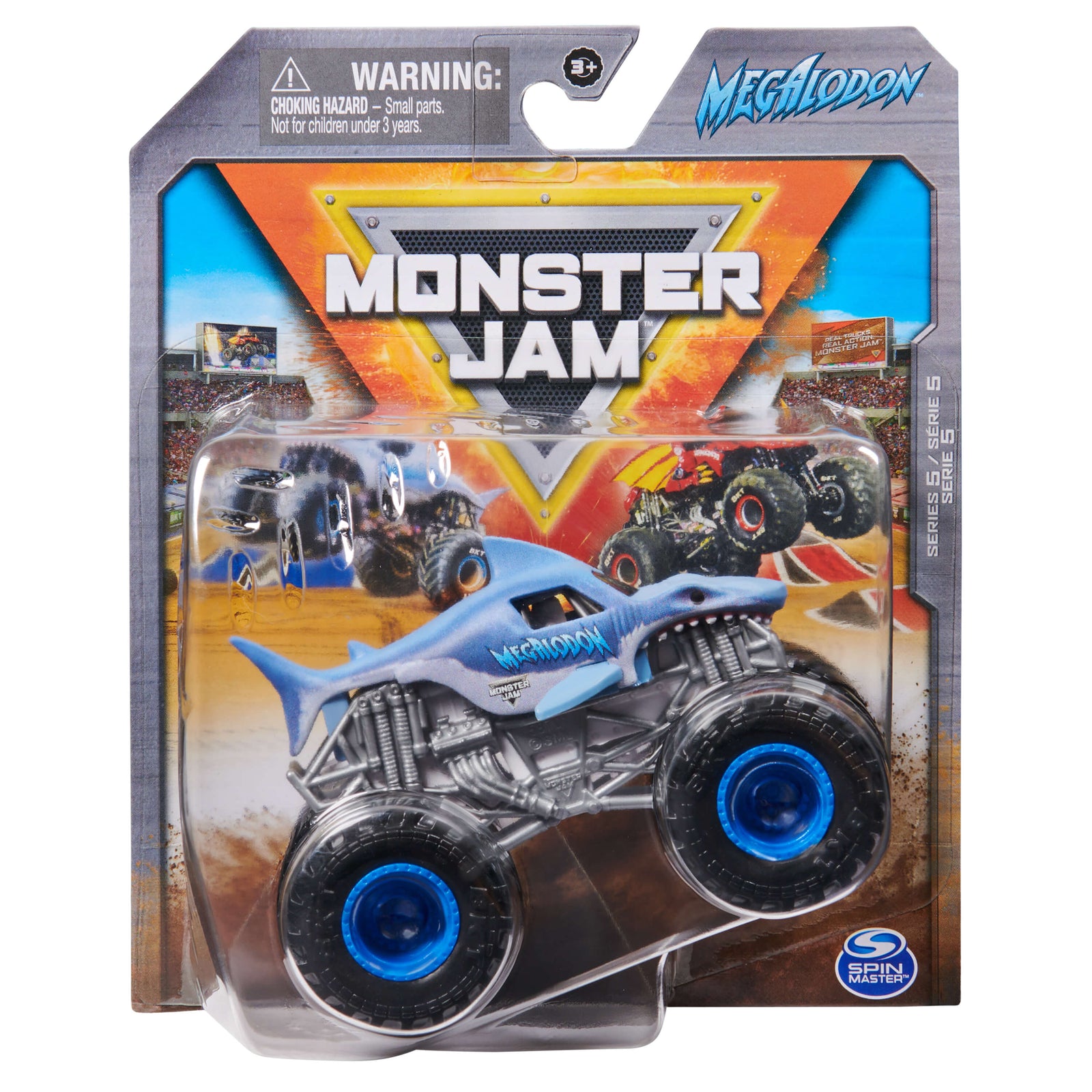 Monster Jam Series 5 Megalodon 1:64 Scale Diecast Monster Truck