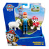 Paw Patrol Marshall & Farmer Al figure set in packaging, featuring Marshall in red firefighter gear, Farmer Al in red cap and blue overalls, and a small white sheep figure.