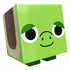 Pet Simulator Series 1 toy figure by PhatMojo featuring a cube-shaped green turtle with dark shell pattern and large eyes, part of collectible mystery egg set for kids.