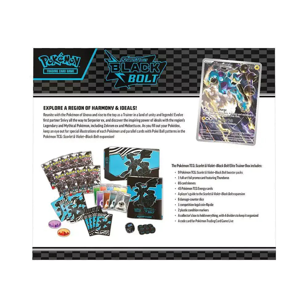 Pokemon TCG Scarlet & Violet Black Bolt Elite Trainer Box