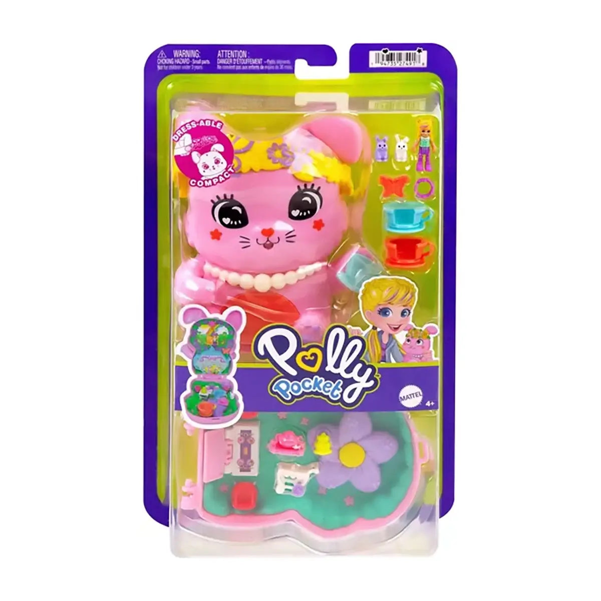 Polly Pocket Tea Party Bunny Compact Playset packaging
