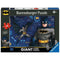Ravensburger DC Batman 60-piece giant floor puzzle box showing Batman in grey and blue suit with yellow utility belt, tech blueprint background, and age 4+ marking for young fans.