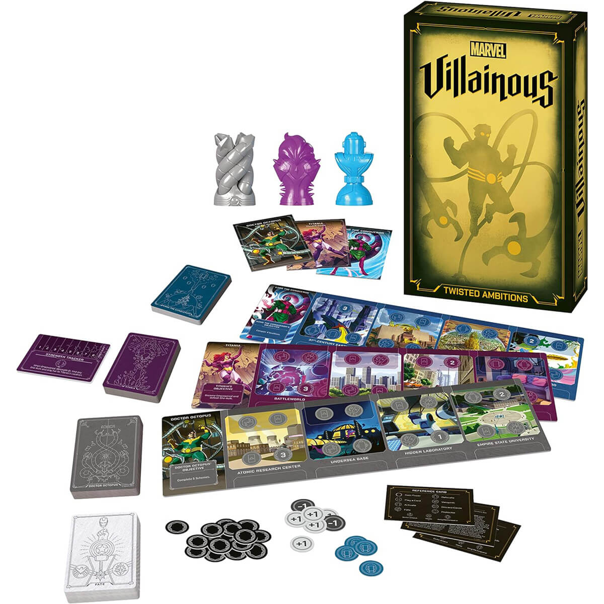 Ravensburger Marvel Villainous Twisted Ambitions game and box
