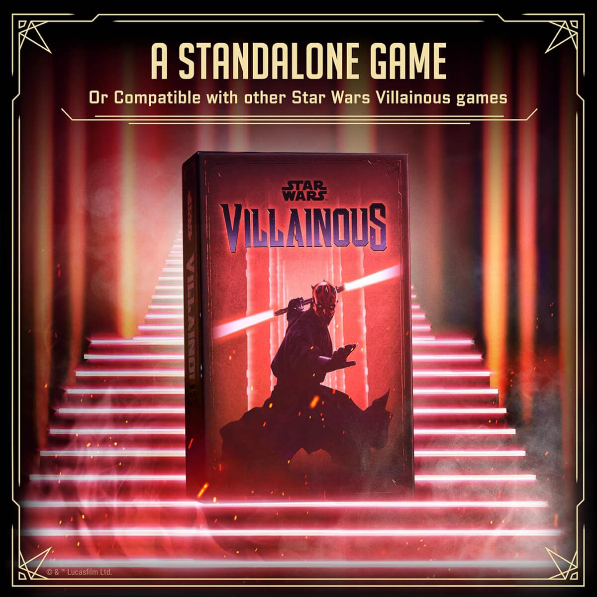 Ravensburger Star Wars Villainous Revenge at Last stand alone or compatible with other star wars games