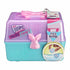 Real Littles Micro Craft DIY Fizz Bomb kit in pastel purple and teal box with pink mermaid tail handle, designed for making mini bath fizz bombs at home, displayed with product label.