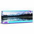 Parragon 1000-piece panoramic jigsaw puzzle box titled 'Rocky Mountain Winter' featuring a tranquil lake reflection of snowy peaks and pine forest, designed for scenic nature puzzle enthusiasts.