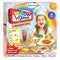 Skillmatics Rainbow Diner restaurant playset box featuring a smiling child in a chef hat surrounded by colorful magnetic foods, plates, and menu card promoting interactive pretend cooking fun.