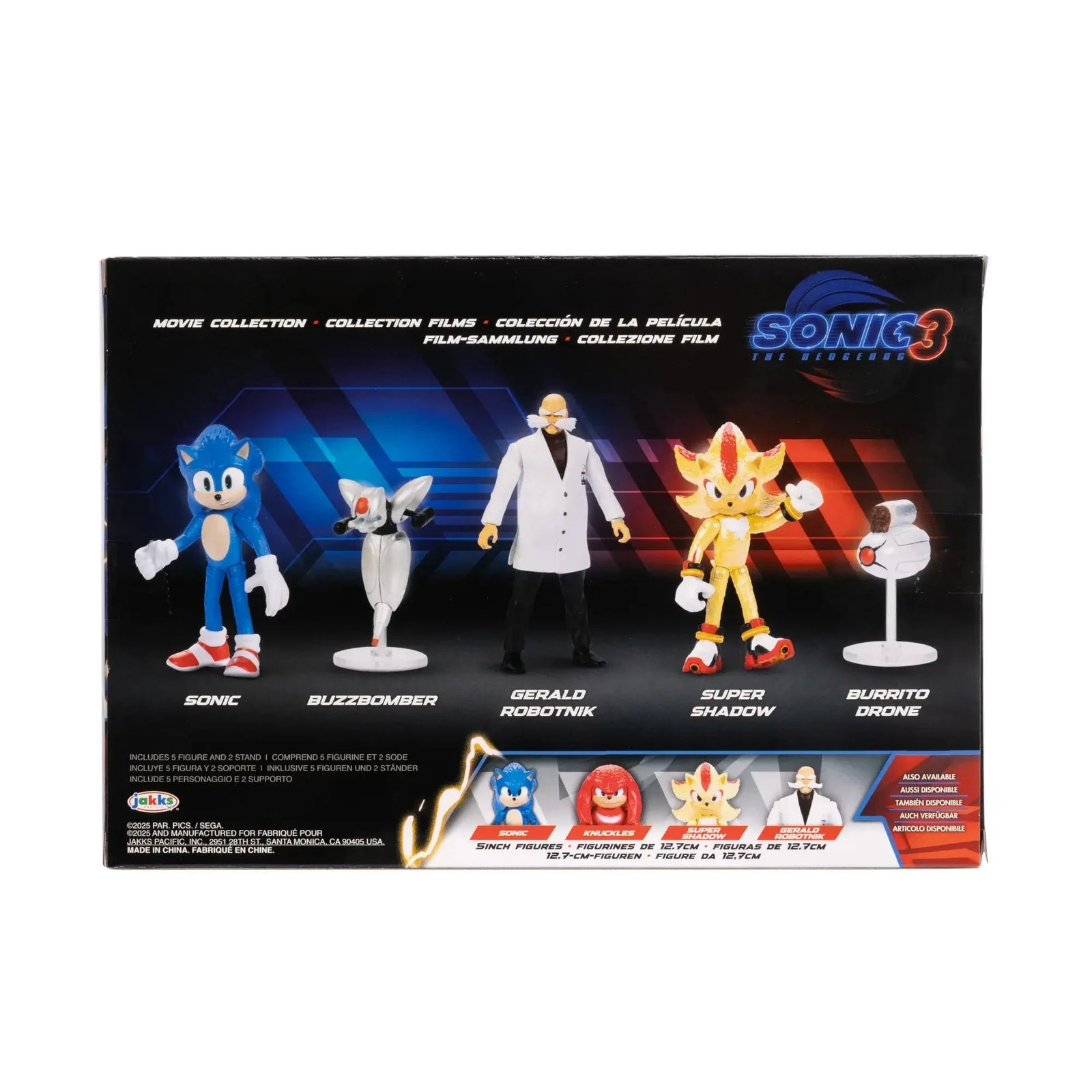 Sonic 3 Movie Collection 2.5-Inch Action Figure Set