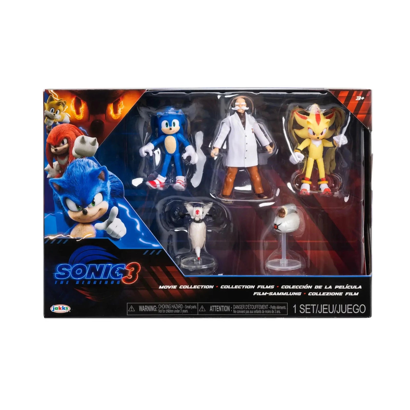 Sonic 3 Movie Collection 2.5-Inch Action Figure Set