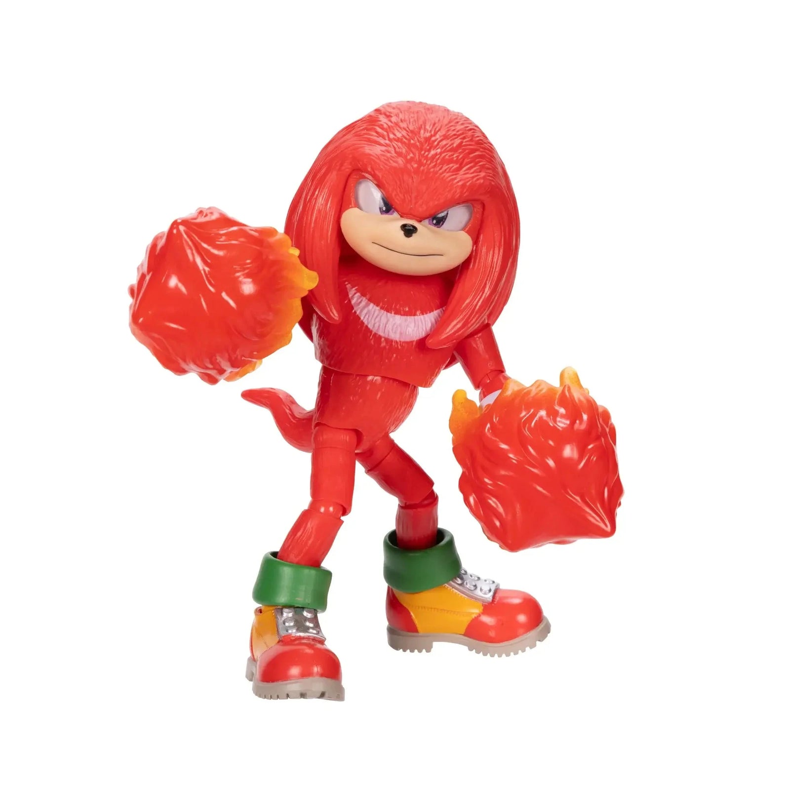 Sonic 3 Movie Knuckles with Fire Fist 5-Inch Action Figure