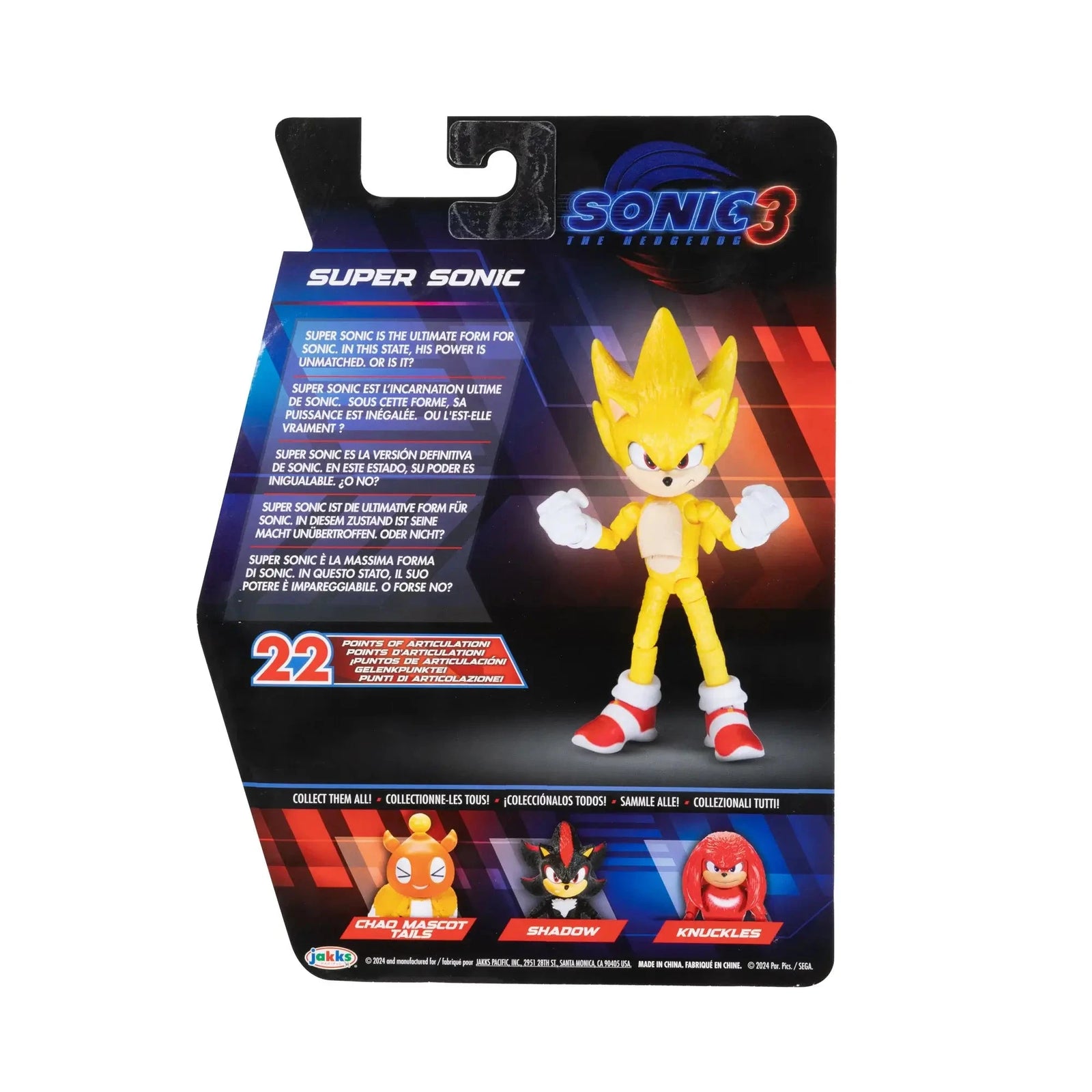Sonic 3 Movie Super Sonic 5-Inch Action Figure