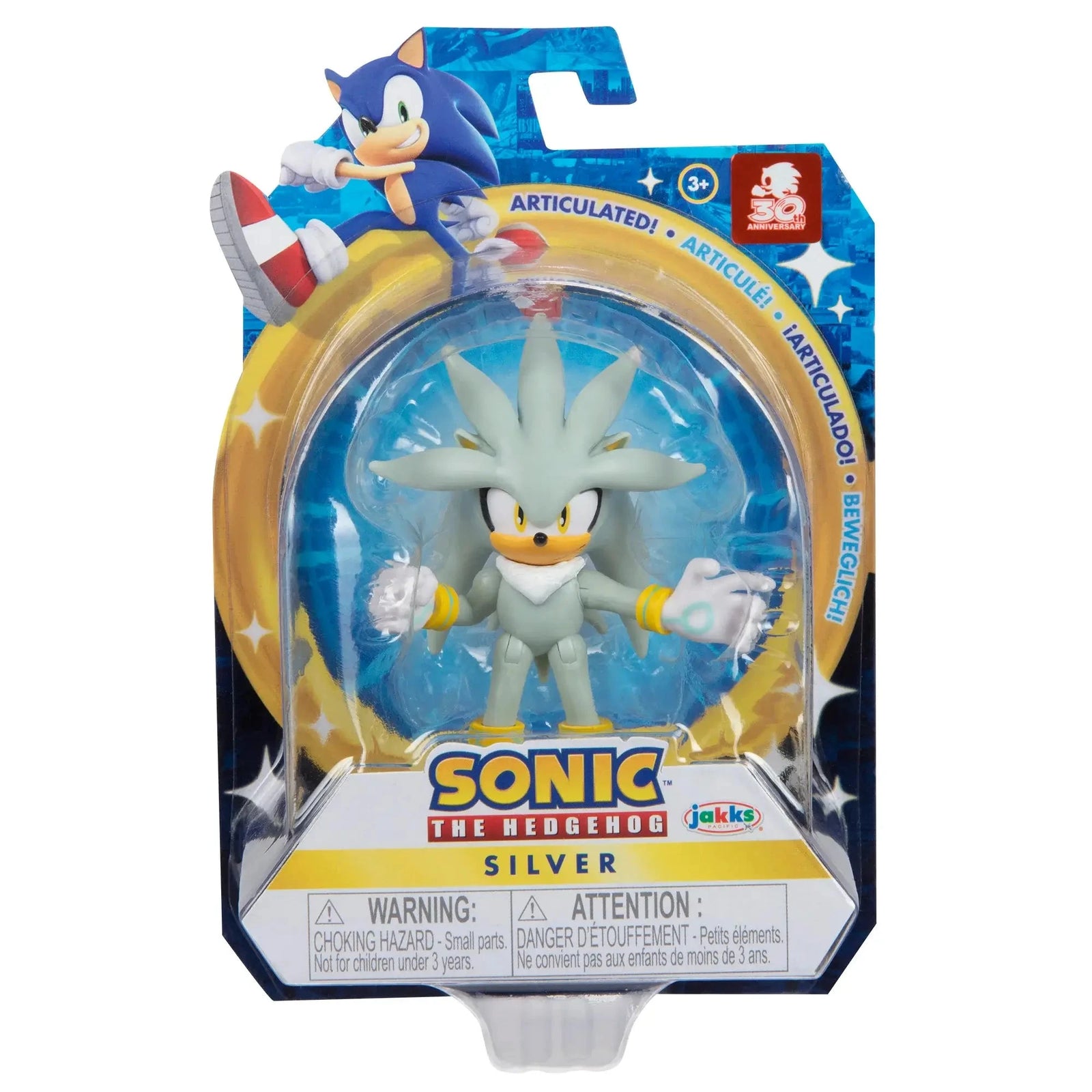 Sonic The Hedgehog Wave 4 Silver 2.5 Inch Mini Figure