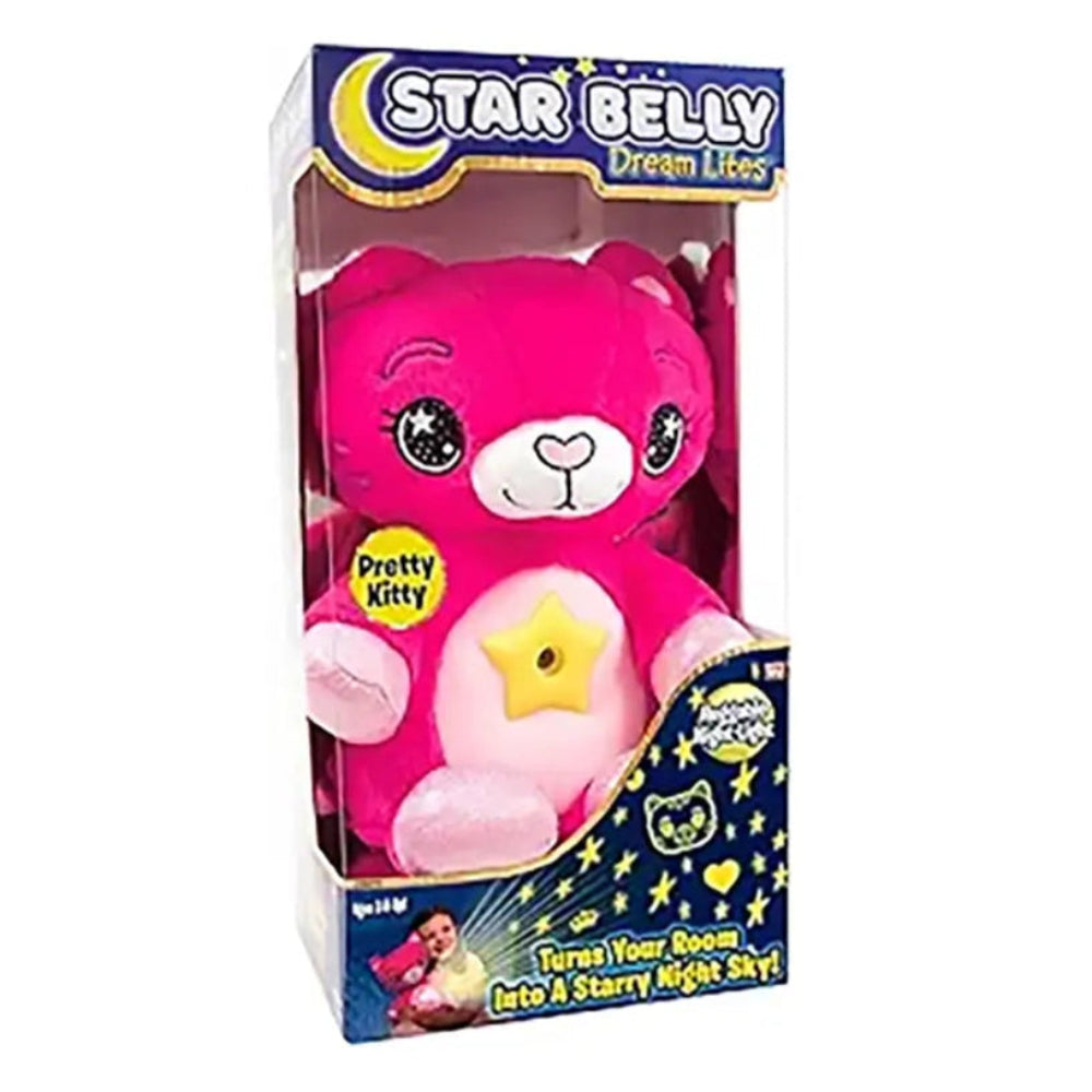 Star Belly Dream Lites Pretty Kitty Stuffed Animal Night Light packaging