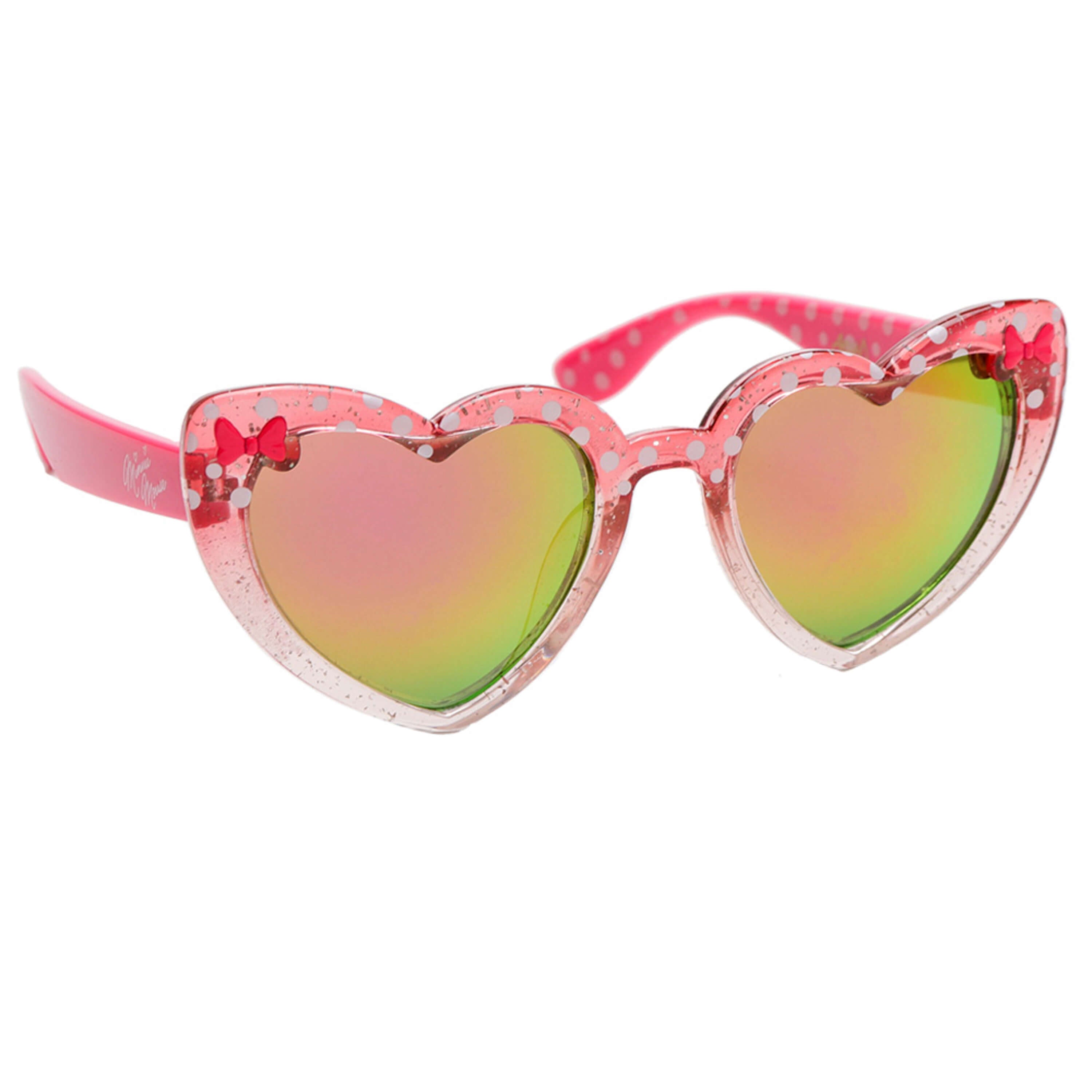 Sun-Staches Kids Arkaid Disney Minnie Mouse Pink Heart Sunglasses