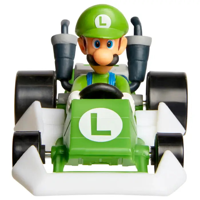 Super Mario Kart Luigi Standard Kart Racing Figure