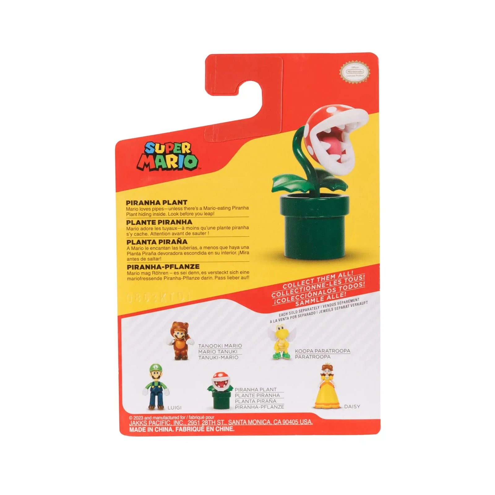 Super Mario Piranha Plant 2.5-Inch Action Figure