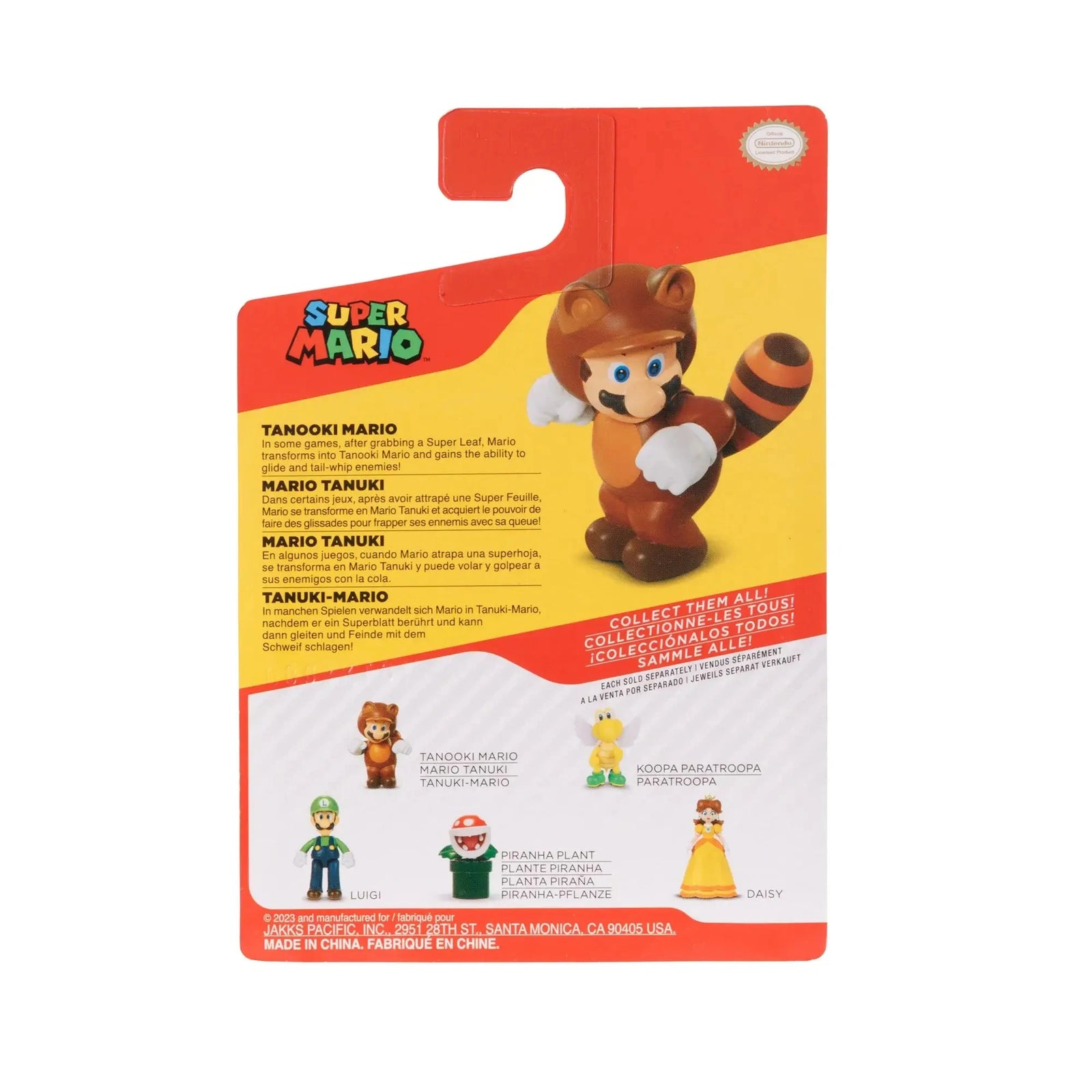 Super Mario Tanooki Mario 2.5-Inch Action Figure