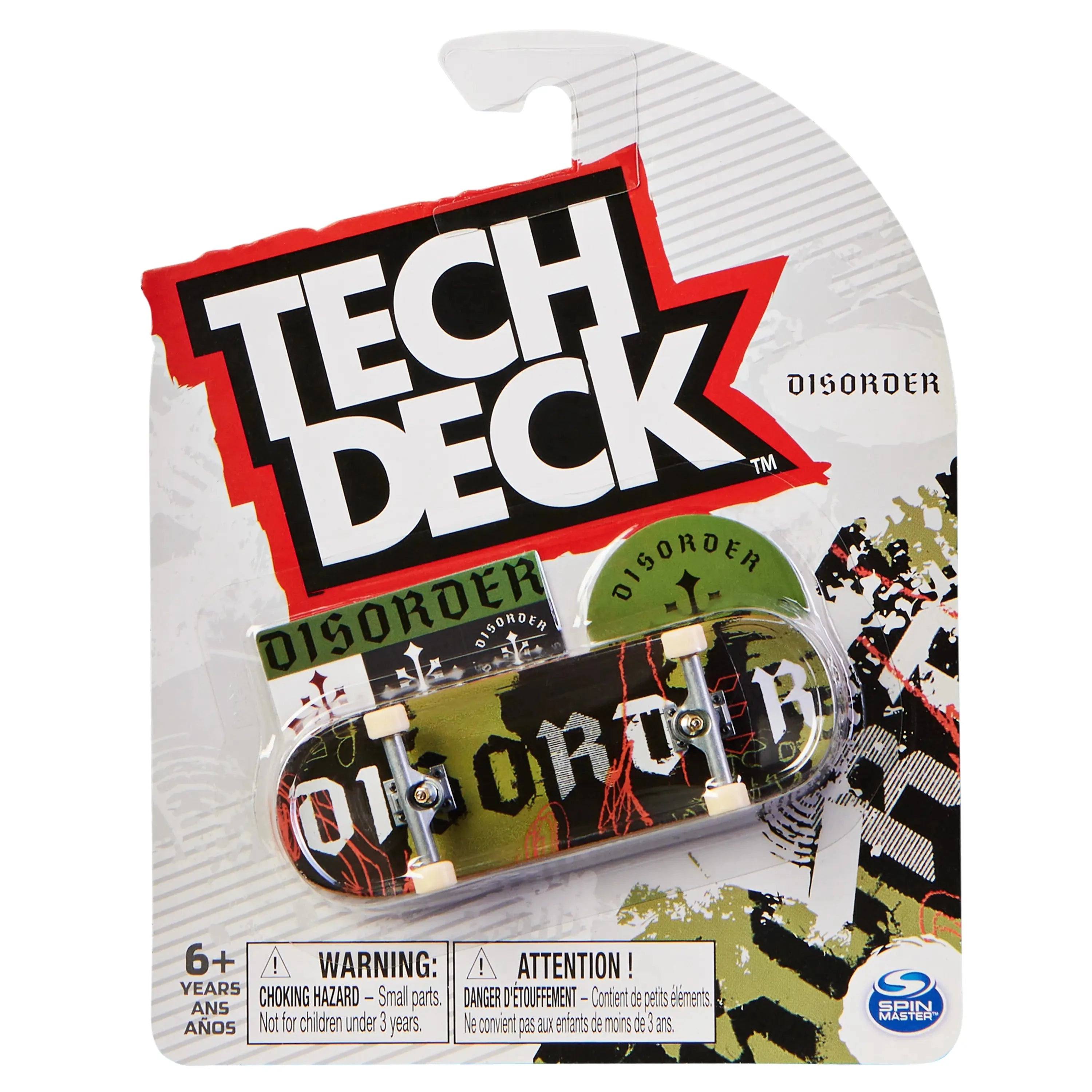 Tech Deck Finger Skateboard Disorder Abstrakt Deck
