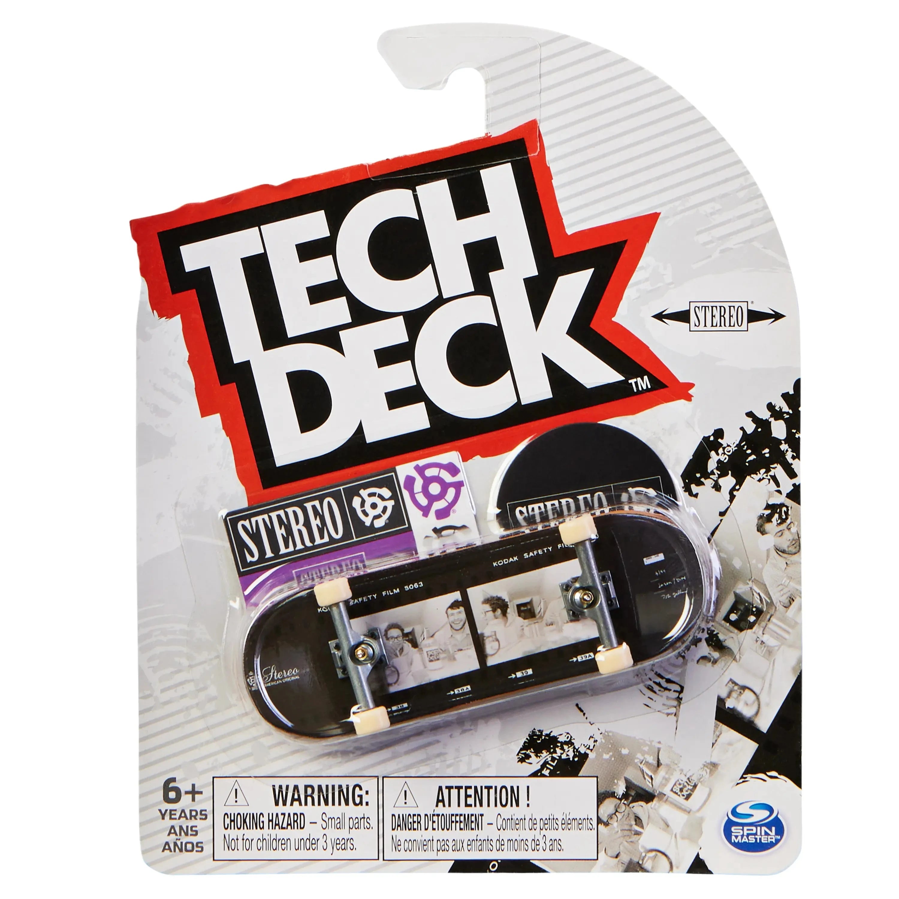 Tech Deck Finger Skateboard Stereo Tobin Contact Deck