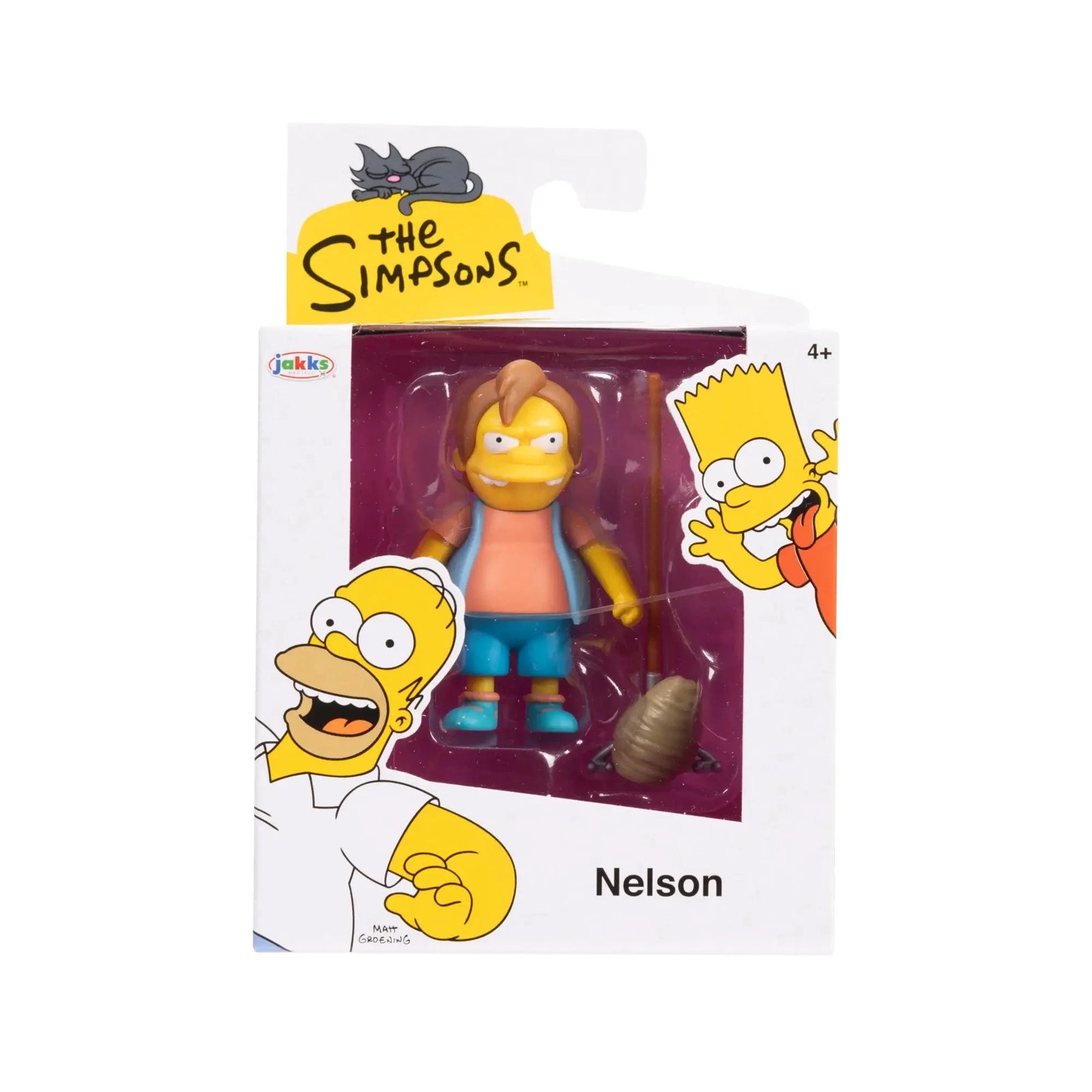 The Simpsons Nelson Muntz with Rake 2.5-Inch Action Figure