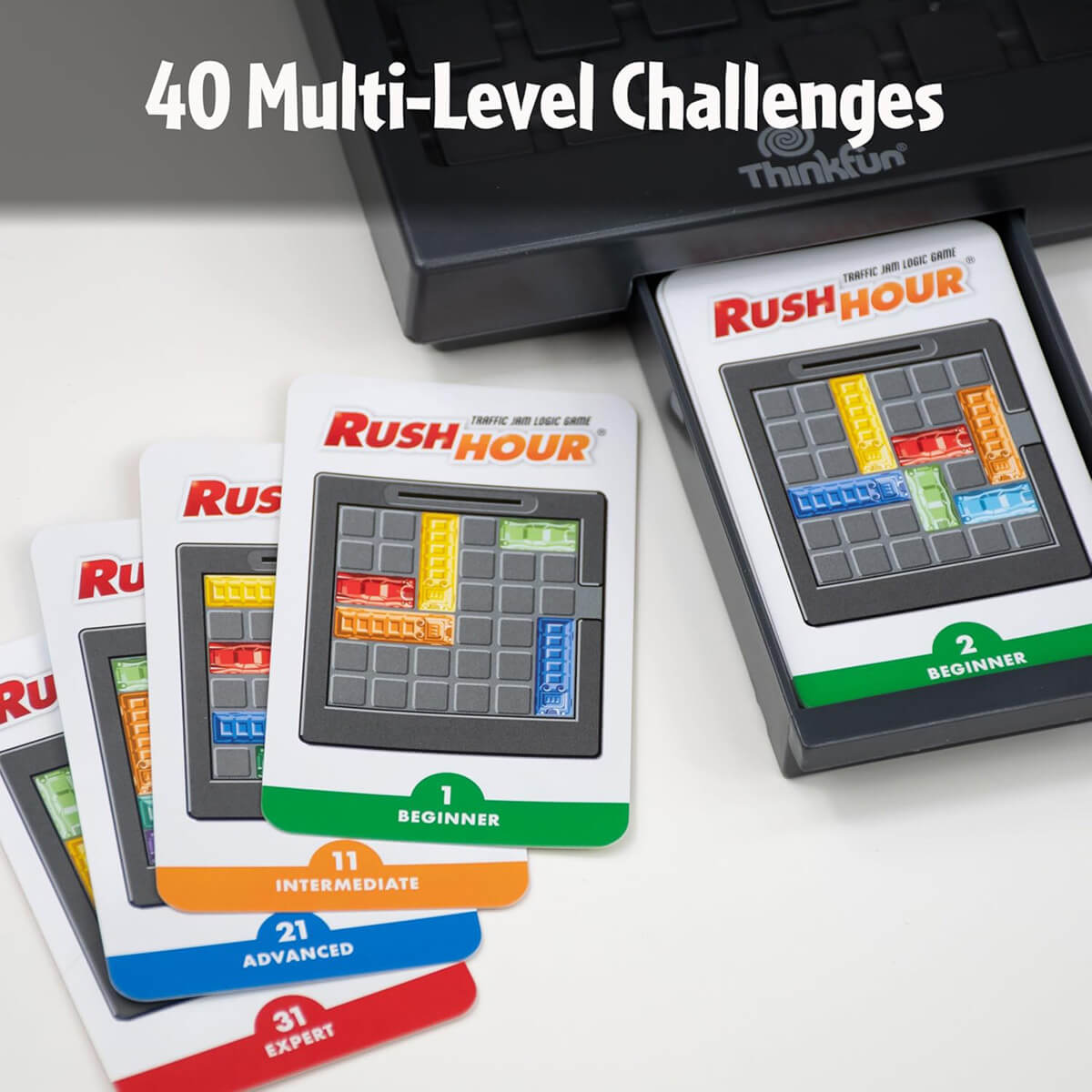 ThinkFun Rush Hour Game 40 challenges