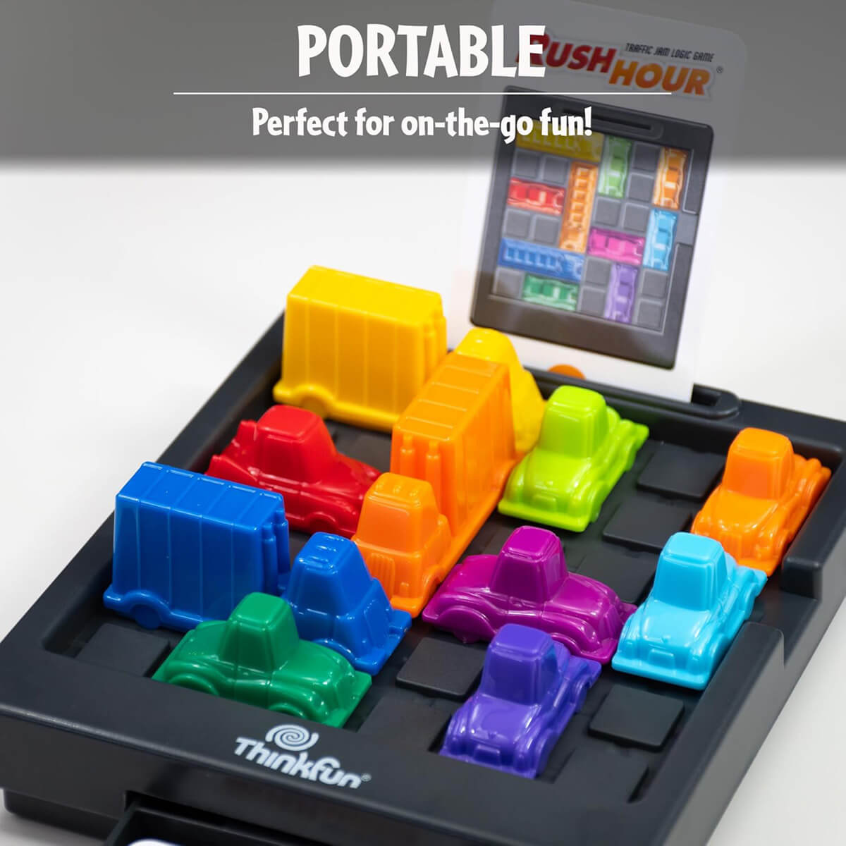 ThinkFun Rush Hour Game portable