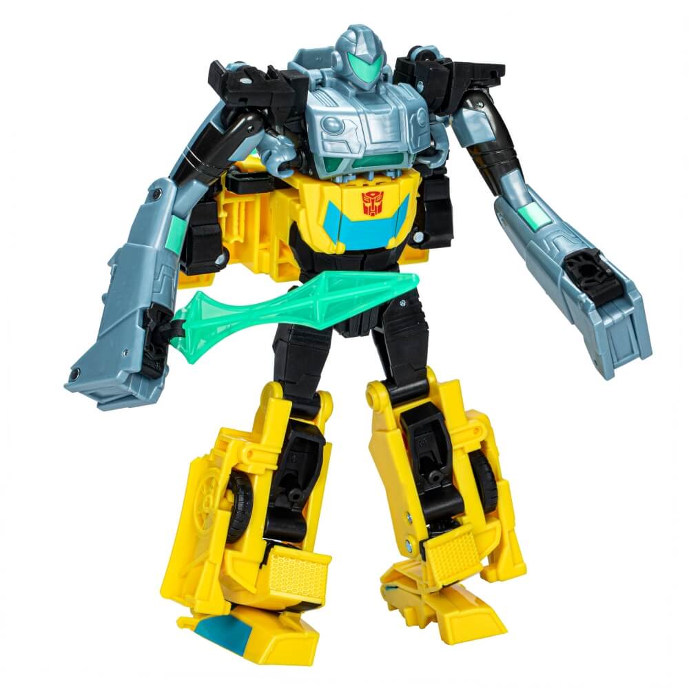 Transformers EarthSpark Cyber-Combiner Bumblebee and Mo Malto 5-Inch Action Figure Set