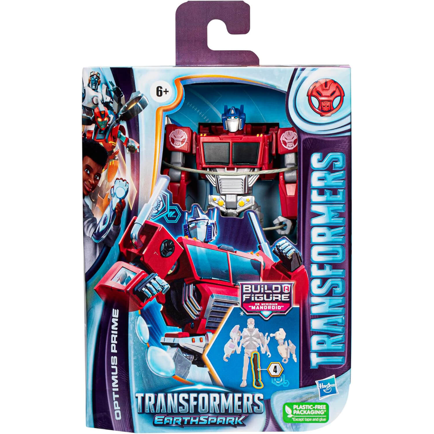 Transformers EarthSpark Deluxe Class Optimus Prime 4.5-Inch Action Figure